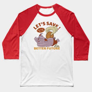 funny pig Baseball T-Shirt